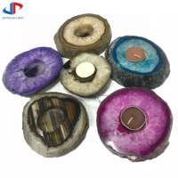 Wholesale Factory Price Agate Candle Jar, Stone Agate Incense Burner