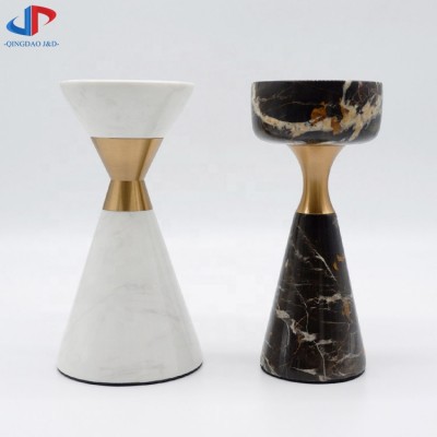 HIgh class marble candle holder, Top Quality Marble Black Candle Holder