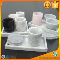 China factory volakas marble candle holders/snow white marble candle jar